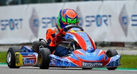 12 yaşındaki milli karting sürücüsü İtalya'da piste çıktı